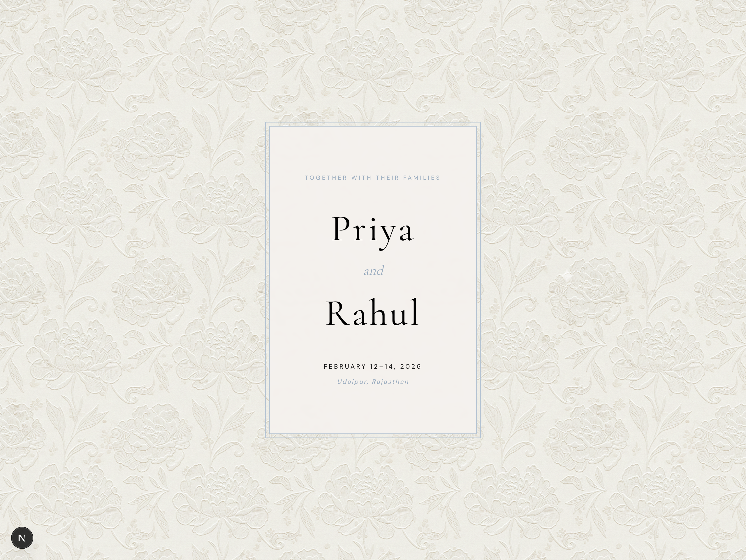 Versailles template preview